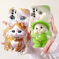New Casing For Huawei Nova 7 SE Case CDY-NX9B Cute Cartoon Shockproof TPU Phone Cases For Huawei P40