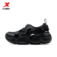 ผู้หญิง XTEP แมรี่เจนรองเท้าแตะรองเท้าเดินป่ากลางแจ้งเมจิกเทปรองเท้าแตะลำลองโลว์คัท ลูกไม้ อัพคอมโพส