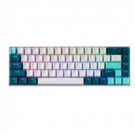 Tecware B68+ Wireless MKB, 3Mode - White / Gateron Red -TWKB-B68P-WH-ZGRD