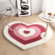 Sweet Heart Dressing Table Floor Mat Size 1m Super Soft and Smooth | Coquin Decor