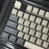 Only 97 Keys Can Use Gray White Mechanical Keyboard Keycaps PBT Material Height Opaque 97 Pieces Onl