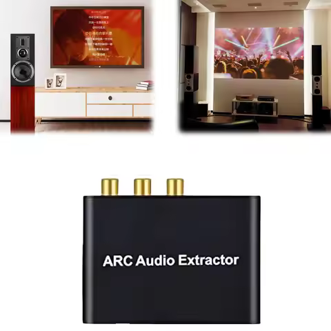 HDMI-Compatible ARC Audio Extractor ARC To SPDIF Coaxial L/R Stereo 3.5mm Jack HDMI-Compatible ARC A