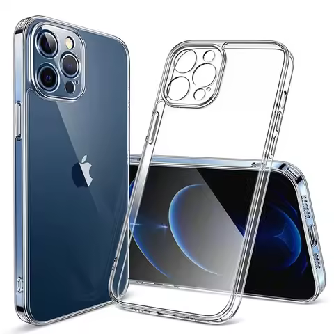 2024 Transparent Soft TPU Silicone Full Case For iPhone 11 12 13 14 15 Pro Xs Max X XR 8 7 Plus SE 2