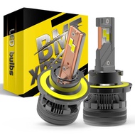 BMTxms 2PCS Q7 9008 H13 9007 HB5 H4 LED High Low Beam Headlights H1 H7 H8 H11 9005 HB3 9006 HB4 No E