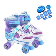 *รุ่นใหม่*รองเท้าสเก็ต 4 ล้อ โรลเลอร์เบลด ชายหญิง 2สี 2ไซร์ S/M แถมฟรี อุปกรณ์ป้อนกัน1ชุด รองเท้าอิน