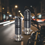 1 Keping 10000LM Lampu Hadapan Motosikal P15D H6 CSP Lensa Putih Kuning Rasuk Tinggi Rendah Skuter