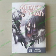 Attack On Titan Vol 33 Komik Manga Impor Inggris English Jepang