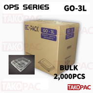 GO-3L Kuih RAYA Container- GC-PACK OPS Tray [BULK 2000cs±] BENXON  OPS-H3LH.