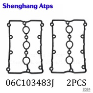 Right Left Engine Valve Cover Gaskets For Audi A4 3.0L 3.2L A6 2.7L 3.0L 3.2L 2002-2006 06C103483J 0