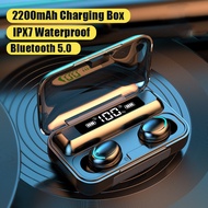 Tai Nghe Không Dây Bluetooth F9-5C Tai Nghe Chống Nước IPX7 LED Earbud Chơi Game Khử Tiếng Ồn Với Ta