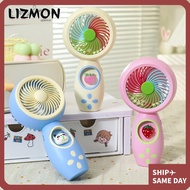 LIZMON Handheld Fan, Portable Cooling Mini Fan,  USB Rechargeable Hand Holding Fan Outdoor