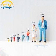 FY 1:25 Scale Model Diorama People Human Figure Miniature Painted Plastic Human Architectural Buildi