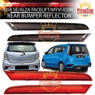 Perodua Axia SE Advance 2014 / Alza Facelift 2018 / Myvi Icon 1.3 2015 Dynamic Rear Bumper Reflector With Signal lampu