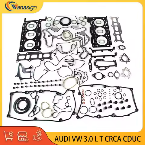 AUTO Engine Overhaul Gaskets Kit For VW Touareg Audi A4 A5 A6 A7 A8 Q7 3.0T 3.0L 3.0 L T V6 CRCA CDU