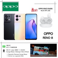 Oppo Reno 8 5G － 12GB RAM 256GB ROM [ 100% original Oppo Malaysia ]