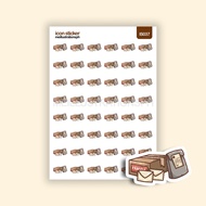 Parcel Icon Sticker, Package Delivery Reminder, Icon Sticker, Cute Mini Stickers | meillustrationsph