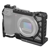 Camera Cage Stabilizer Rig with Cold Shoe Mount 1/4" & 3/8" Threads for Sony A6000/A6300/A6400/A6500