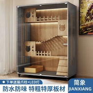 Cat villa, indoor cat house, extra-large cat bed with ample free space, cat cabinet, cat climbing fr