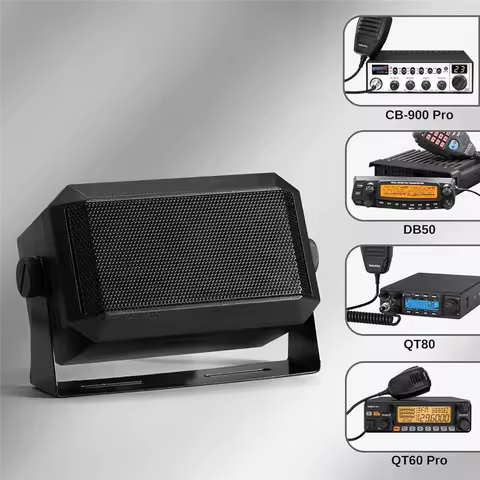 A92Z External Mini Speaker For Car Mobile CB Radio, 5W Output And 8Ω Impedance,Portable Speaker