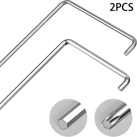 Handy Twin Set 4mm Internal Hex Key for Versatile Bicycle & Window Fittings Curved Tool