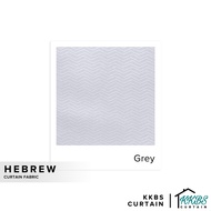 KKBS CURTAIN Hebrew 126" Kain Potong Meter (Hebrew Fabric 126" Cut by Meter)