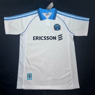 96-97 MS Home White Retro Short-Sleeve Football Jersey S-XXL