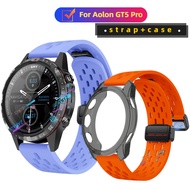 Aolon GT5 Pro case Screen protector Aolon GT5 Pro strap Silicone strap Sports wristband