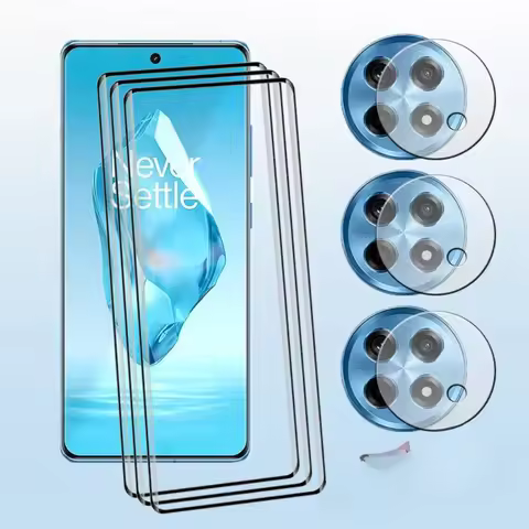 Screen Protector for Oneplus 12R 12 Ace3 Tempered Glass 9D Curved Selvedge for Oneplus 12R 12 Soft C