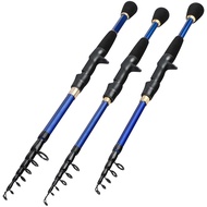 Sougayilang Joran Pancing 1.8M 2.1M 2.4M Teleskopik Tongkat Pancing Berputar/Casting Serat Karbon ko