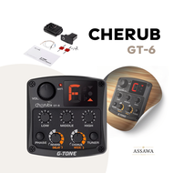Cherub ปิ๊กอัพกีตาร์โปร่งไฟฟ้า รุ่น G- Tone EQ PRE-Amp GT-2 GT-3  GT-4  GT-5  GT-6 Preamp EQ กีตาร์โ