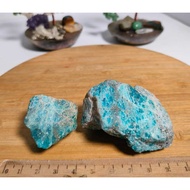 Stone Blue Apatite Rough 119 grams