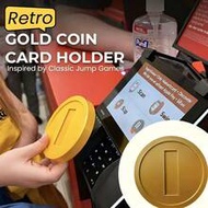 Coin Card Holder, 3D Printed Creative Hidden NFC Payment Card Holder, Retro Gaming Coin Shaped NFC C