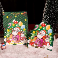 AYellowgod 10pcs Christmas Greeg Cards Santa Claus Snowman Elk Gift Tag Xmas Paper Blessing Cards With Envelope New Year Navidad Cards SG