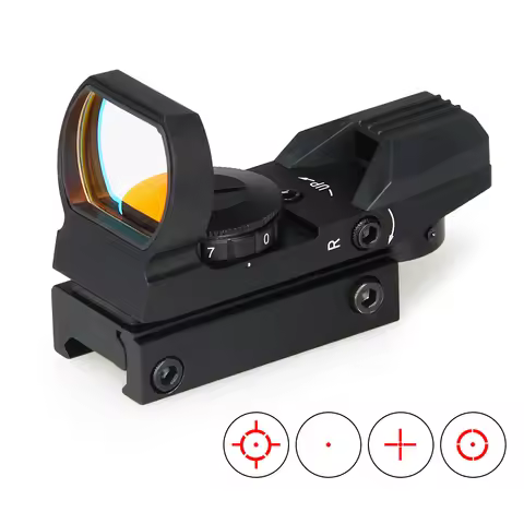 PPT hunting optics 1X22 Reflex 4 reticles red dot sight tactical airsoft scopes air gun accessories 