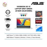 Asus VivoBook Go 15 E1504F-ANJ872WMS 15.6'' FHD Laptop Grey Green ( Ryzen 3 7320U, 8GB, 512GB SSD, A