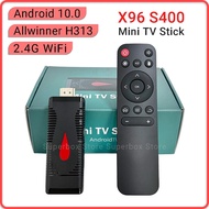 【Exclusive Offer】 10.0 Smart Tv Box X96s400 2.4g Wifi 4k H.265 Hevc Allwinner H313 Set Box Media Player Mini Tv X96 S400