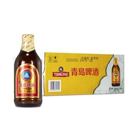 Beer Tsingtao Xiaojin Essence Beer 296ML * 24 botol FCL borong botol coklat kecil botol kaca bir