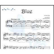 Blue [Yung Kai] Piano Sheet Music Score with ABC