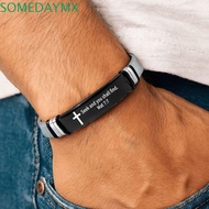 SOMEDAYMX Family Friendship Bracelet, Adjustable Silver Inspirational Quotes Braclets, Wristband Bib