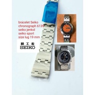 bracelet rantai Seiko chronograph 6139seiko jenkol seiko sport size