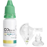 Ichiias Aquarium CO2 Monitor Fish Tank Carbon Dioxide CO2 Monitor Glass Drop Checker Tester Detector