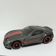 HW Rare Ferrari 599XX Metallic Dark Grey Sth Custom Rubber Tires Hot Wheels Hotwheels Bday Gift Souv