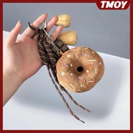 TMOY Cute Doughnut Pendant, Keychain, Plush Doughnut, Claw Machine Doll, Plush Bag Pendant