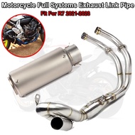 Big sale Fit For YAMAHA R7 R 7 2021 22 2023 Slip on Full System Motorcycle Exhaust Escape DB Killer 