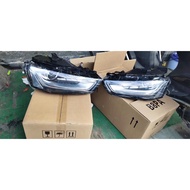 🔥1SET 2BIJI🔥 AUDI A4 B8.5 FACELIFT HALF CUT REFURBISHED HEADLAMP LAMPU DEPAN A4 HALF CUT B8.5 12-16 