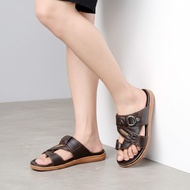 Gatio OP23 Men's Casual PU Leather Sandals for Everyday Use