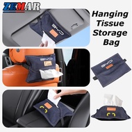 BYD New Denim Style Tissue Bag Car Sunshade Tissue Pack Hanging Type Paper Box for BYD Dolphin Atto 