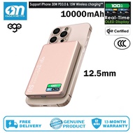 EGO MAGPOWER 5U@ (3C Certified) 10000mAh MagSafe Powerbank With Qi2 enhanced version 15W And OLED di