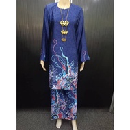 Baju Kurung Pahang Batik Seta Pura Silk #1 *KSP22091 BBS★X1119