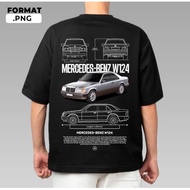 Mercedes-benz W124 Tshirt Jersey